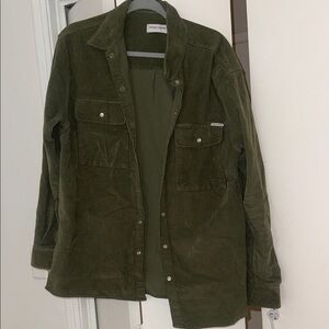 Maison Labiche Green Corduroy Jacket